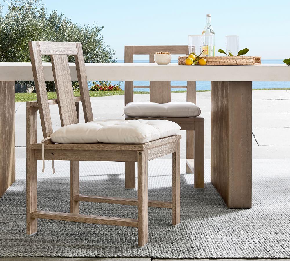 Indio FSC Eucalyptus Dining Armchairs Grey Driftwood Pottery